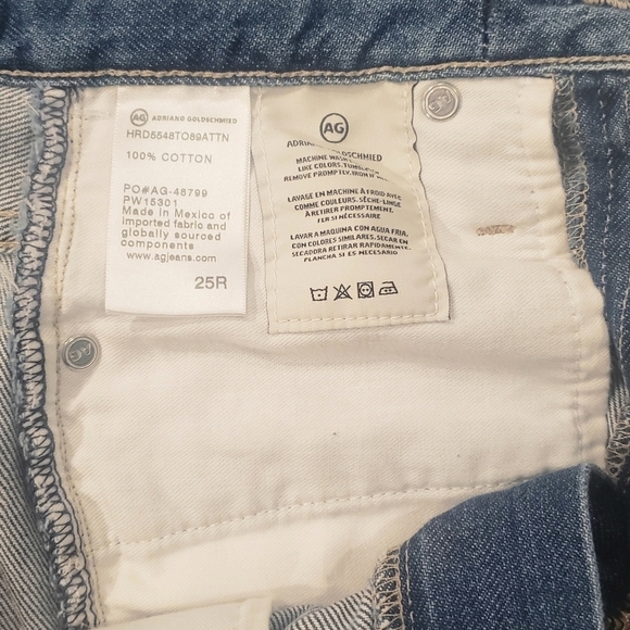 AG Jeans Vera Two Tone Mini Skirt - Picture 8 of 9